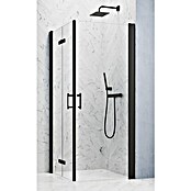 GEO Hit Pro Eckdusche B-PE410 (80 x 90 x 202,2 cm, Beschichtet, Schwarz, Glasstärke: 6 mm) | BAUHAUS