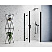 GEO Hit Pro Eckdusche B-PE410 (90 x 80 x 202,2 cm, Beschichtet, Schwarz, Glasstärke: 6 mm) | BAUHAUS
