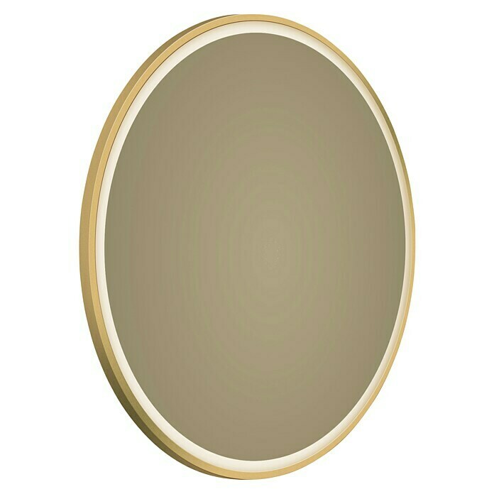 Specchio con luce Desire bronzo