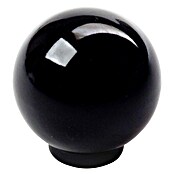 Möbelknopf (Ø x H: 25 x 26 mm, Kunststoff, Schwarz)