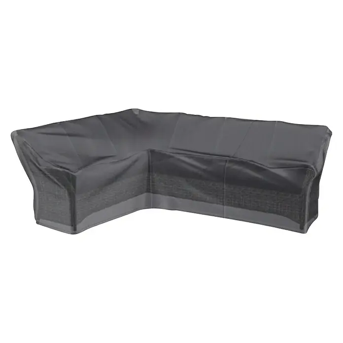 Lounge-Set Schutzhülle Aerocover L-Lounge - L x B x H: 270 x 210 x 90 cm, Kunststoff - Graue Schutzhülle für eine Eckcouch im Außenbereich, die das Möbelstück vor Witterungseinflüssen schützt und seine Lebensdauer verlängert.