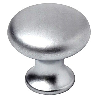 Möbelknopf (Typ Möbelgriff: Knopf, Sonstige, Verchromt, Durchmesser: 25 mm, Silber)