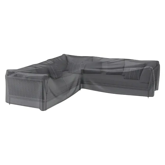 Loungemöbel Schutzhülle Aerocover - L x B x H: 255 x 255 x 70 cm, Polyester, Anthrazit - Schutzhülle für Ecksofa: Schützt Ihre Gartenmöbel zuverlässig vor Witterungseinflüssen und verlängert die Lebensdauer Ihrer Outdoor-Lounge.