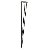 Rei Pata para muebles Tri (Ø x Al: 10 x 71 cm, Acero, Negro) | BAUHAUS