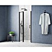 GEO Hit Pro Nischendusche B-PN200 (80 x 202,2 cm, Beschichtet, Schwarz) | BAUHAUS