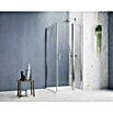 GEO Hit Pro Eckdusche B-PF200 (L x B x H: 80 x 80 x 202,2 cm, Beschichtet, Chrom, Glasstärke: 6 mm, DIN Anschlag: Rechts) | BAUHAUS