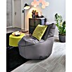 Sitzsack (95 x 90 cm, Anthrazit, 100 % Polyester/100 % Polyvinylchlorid)
