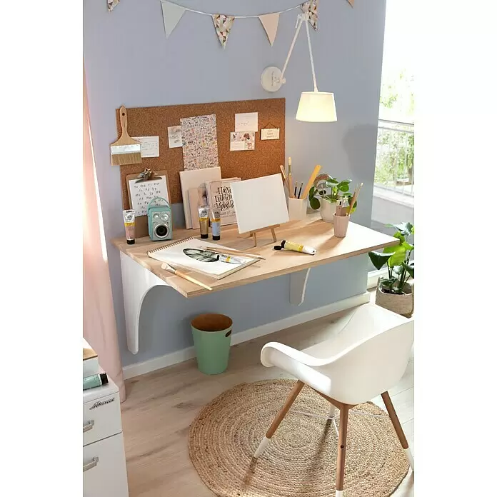 Exclusivholz Arbeitsplatte - Buche, 200 x 80 x 2,7 cm - Stimmungsaufnahme