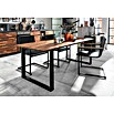 Pur Iternal Black Edition Tischbein Strong (900 x 150 x 712 mm, Schwarz, U-Form, Passend für: Tischplatten Breite ≥ 100 cm, 2 Stk.) | BAUHAUS
