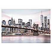 Fototapete Skyline mit Brücke II (B x H: 368 x 254 cm, Vlies) | BAUHAUS