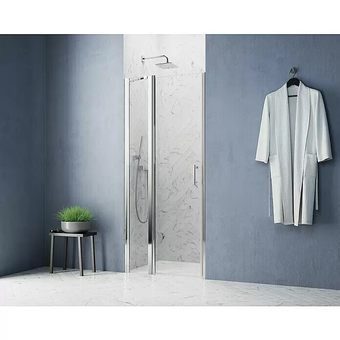 GEO Hit Pro Nischendusche B-PN200 - 90 x 202,2 cm, Beschichtet, Chrom, 6 mm - Stimmungsaufnahme