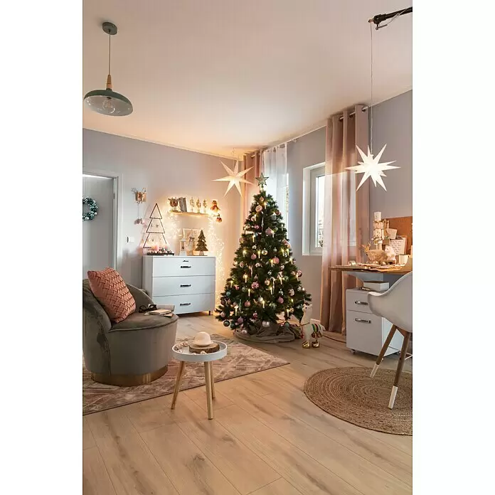 LED-Lichterschweif - Außen, 190 cm, Warmweiß, Netzbetrieben - Stimmungsaufnahme