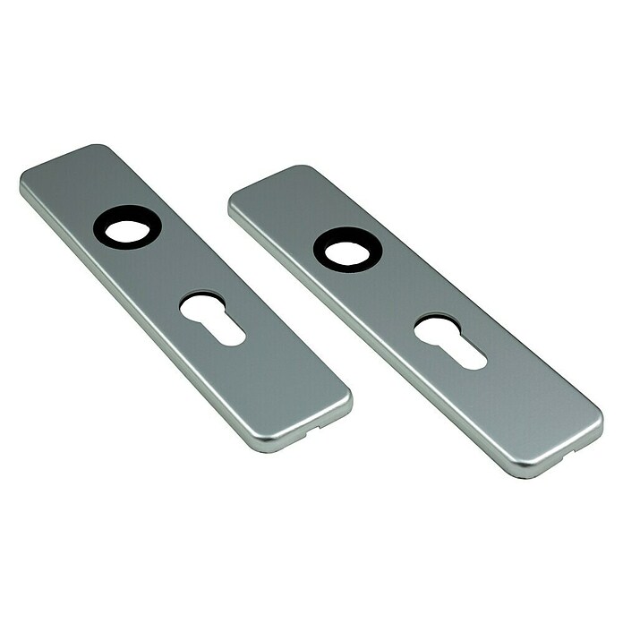 Deurbeslag klikschild PC recht 55 mm (Aluminium) | BAUHAUS