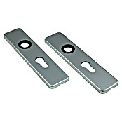 Deurbeslag klikschild PC recht 55 mm (Aluminium) | BAUHAUS