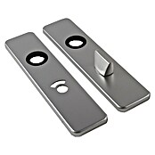 Deurbeslag klikschild WC recht (Aluminium) | BAUHAUS