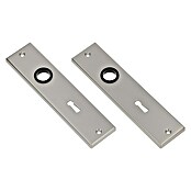 Deurbeslag klikschild Solid recht 56 mm (Aluminium) | BAUHAUS
