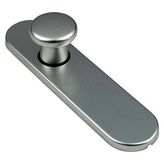 Kortschild met knop klik blind ovaal (Aluminium) | BAUHAUS