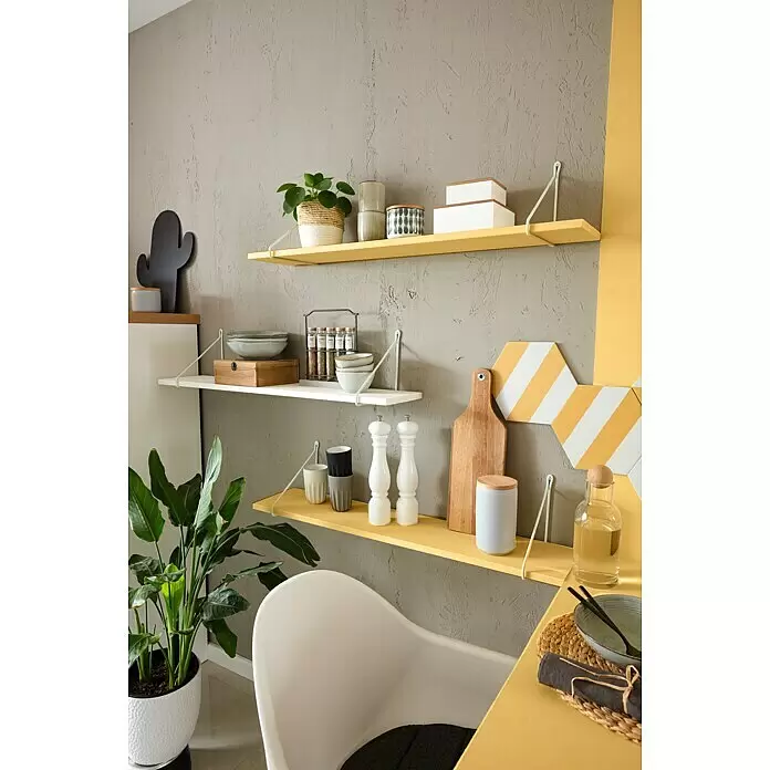 SCHÖNER WOHNEN-Farbe Trendstruktur Dekoputz-Set Sichtbeton-Optik - 3 -tlg. - Stimmungsaufnahme
