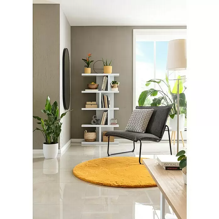 Feinsteinzeugfliese Serpico - 59,5 x 59,5 cm, Offwhite, Glänzend - Stimmungsaufnahme