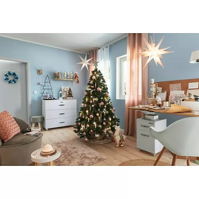 Elbersdrucke Schlaufenschal Feel Good - 140 x 255 cm, 100% Polyester, Weiß - Stimmungsaufnahme