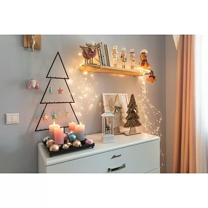 LED-Lichterschweif - Außen, 190 cm, Warmweiß, Netzbetrieben - Stimmungsaufnahme