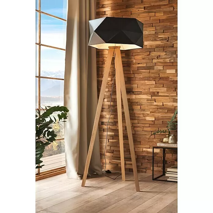 Indo Wandpaneel 3D Wall Nature - Teak, 500 x 200 x 10 mm - Stimmungsaufnahme