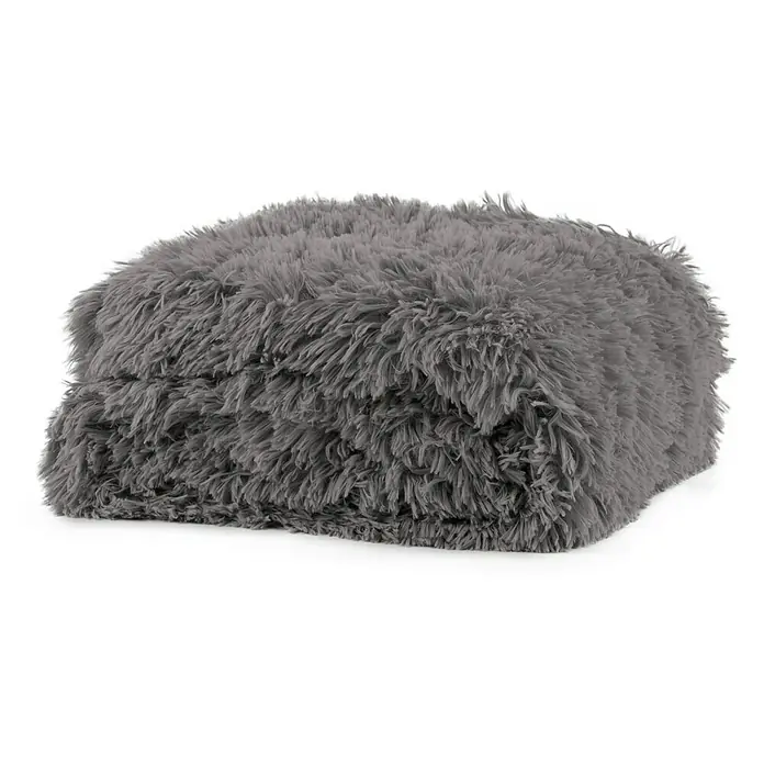 Manta para sofá Luxury - Multicolor - Una almohada gris esponjosa, perfecta para relajarse y añadir un toque acogedor a tu hogar. Ideal para acurrucarse en el sofá o en la cama.