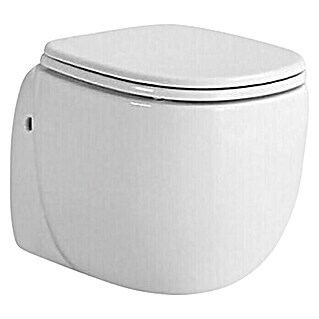 Best Design Hangend toiletset Quali (Met spoelrand, Spoelvorm: Diep, Glanzend Wit)