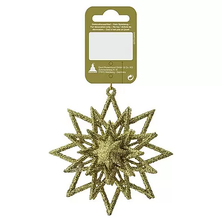 Christbaumschmuck Glitzerstern