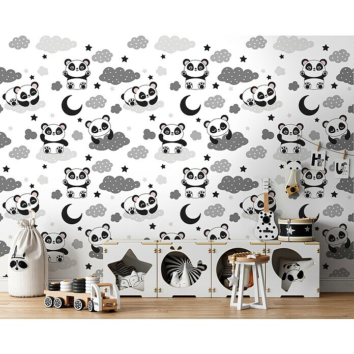 Fototapete Pandas I (B x H: 416 x 254 cm, Vlies) | BAUHAUS