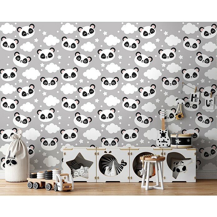 Fototapete Pandas III (B x H: 312 x 219 cm, Vlies) | BAUHAUS