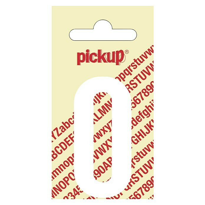 Pickup Etiqueta adhesiva (Motivo: 0, Blanco, Altura: 150 mm)