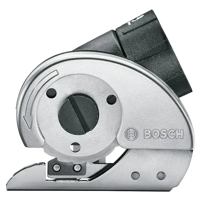 Bosch IXO Schneidaufsatz - Passend für: Bosch Akkuschrauber IXO III/IV/V/VI/VII - Das Bosch Rotationsmesser-Werkzeug zum präzisen Schneiden verschiedener Materialien. Ideal für Handwerker und Heimwerker, die Wert auf Qualität legen.