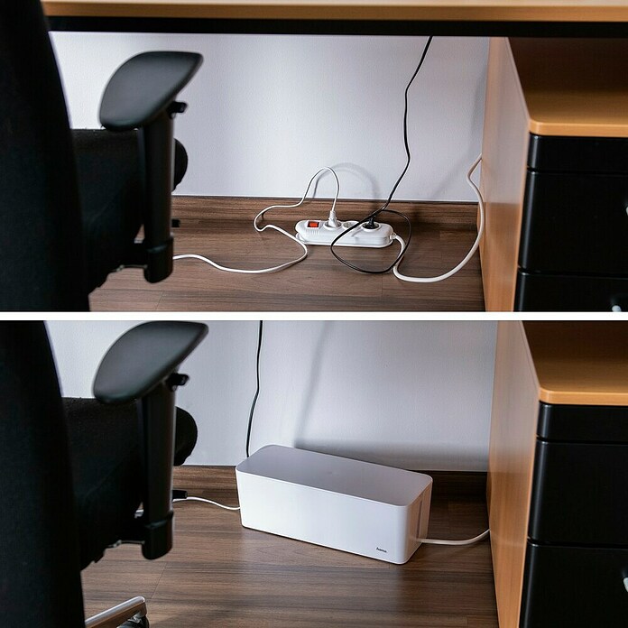 Hama Caja de cables (40 x 15,6 x 13,5 cm, Blanco) | BAUHAUS
