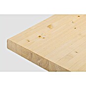 Massivholzplatte (Fichte, 240 x 60 x 4 cm)
