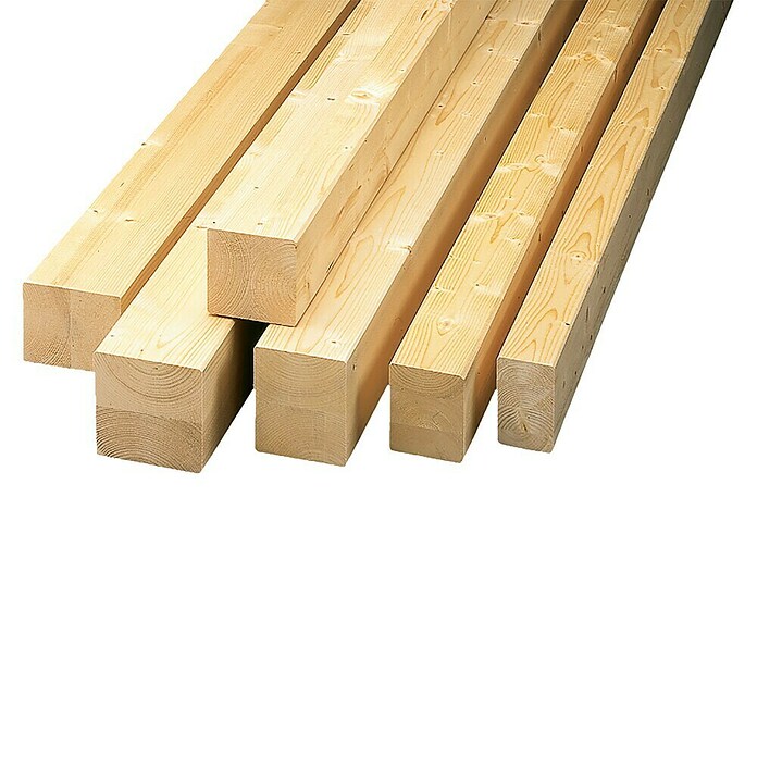 Leimbinder Si (Fichte, Max. Zuschnittsmaß: 6 m, Breite: 12 cm, Stärke: 12 cm, Gehobelt)