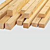 Rahmenholz (400 x 7,8 x 7,8 cm, Fichte/Tanne, Sägerau)