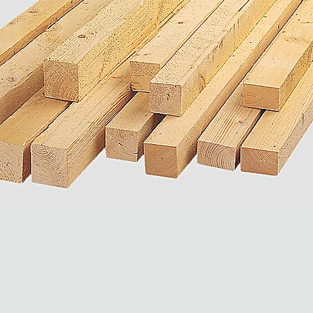 Rahmenholz (400 x 9,8 x 9,8 cm, Fichte, Naturbelassen)