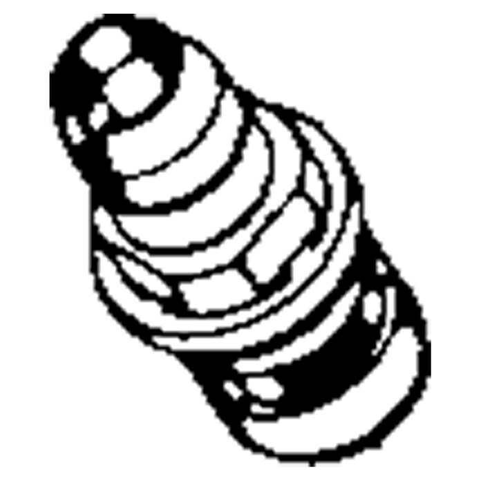 Hansa Hahnoberteil (½″, Messing)