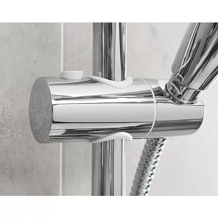 Mixomat Duschsystem Denver - Mit Umsteller, Lochabstand: 67 cm, Anzahl Strahlarten: 5 Stk., Chrom/Weiß - Stimmungsaufnahme