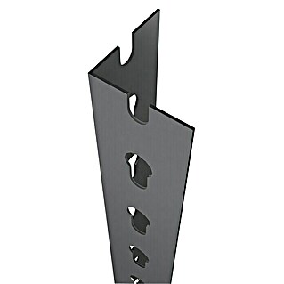 Simonrack Simonclick Perfil angular (L x An x Al: 348,5 x 3,9 x 3,9 cm, Metal, Gris)