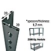 Simonrack Simonclick Perfil angular (L x An x Al: 375 x 3,9 x 3,9 cm, Gris) | BAUHAUS