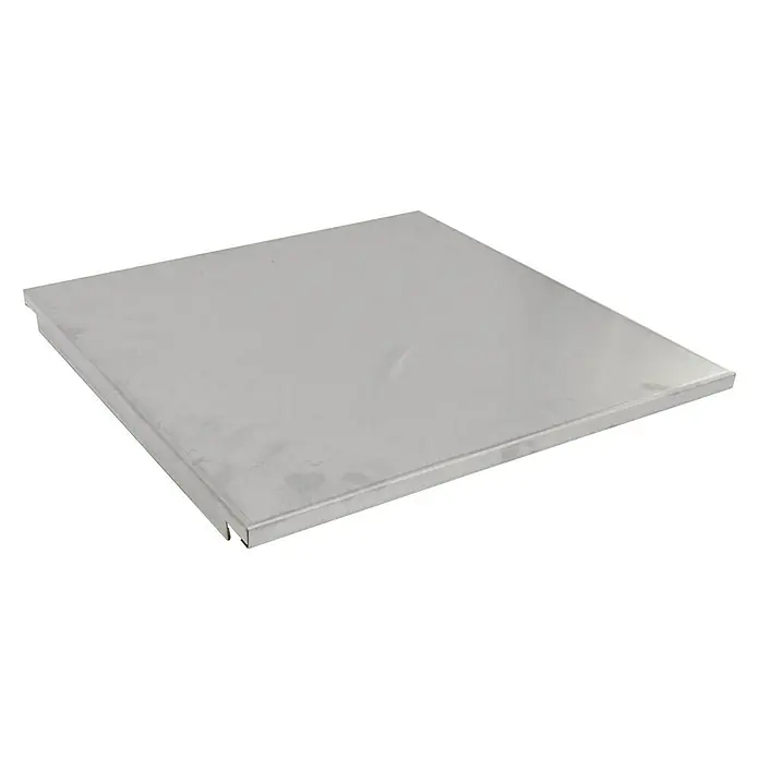 Simonrack Simoninox Balda adicional - L x An x Al: 40 x 40 x 30 cm, Acero inoxidable - Placa metálica ideal para aplicaciones industriales. La superficie lisa y la construcción robusta la hacen versátil.