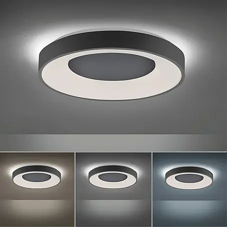 Just Light  LED-Deckenleuchte rund