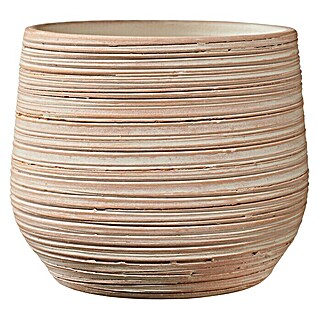 Soendgen Keramik Übertopf rund Ravenna (Außenmaß (Ø x H): 12 x 11 cm, Terra, Keramik)