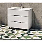 Mueble de lavabo Lanza (39 x 80 x 75 cm, Blanco)