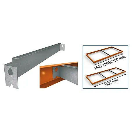 Simonrack Simontaller Travesaño para estanterías de carga pesada