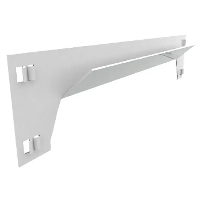Simonrack Simonclick Travesaño para estanterías de carga pesada - Largo: 1.100 mm, Blanco - Soporte para estante blanco, diseño versátil, construcción robusta para montaje en pared y ofrece soluciones de almacenamiento flexibles.