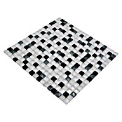 Mosaikfliese Quadrat Crystal Mix XCM M740 (30 x 30 cm, Weiß/Grau, Glänzend) | BAUHAUS