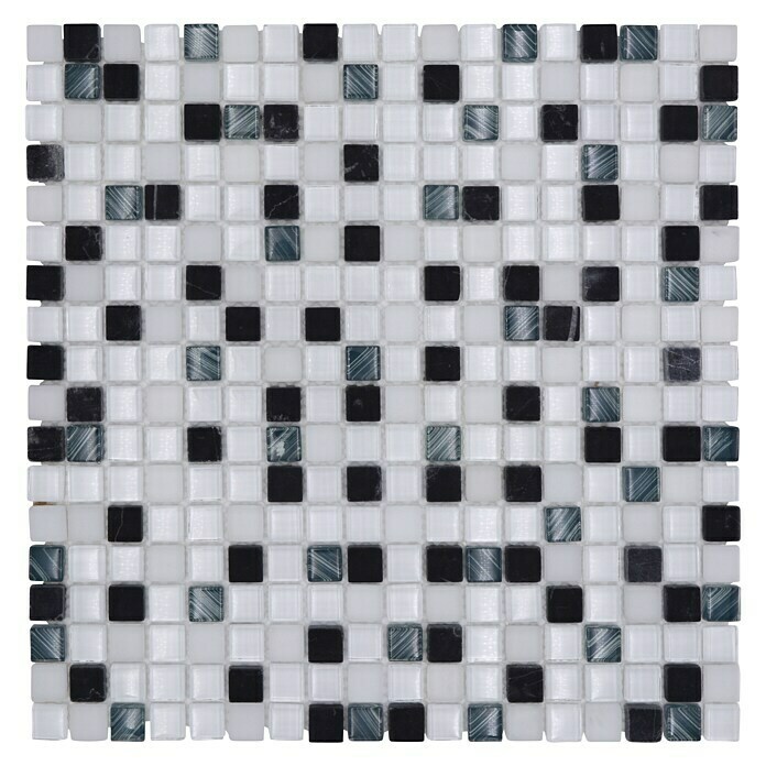 Mosaikfliese Quadrat Crystal Mix XCM M740 